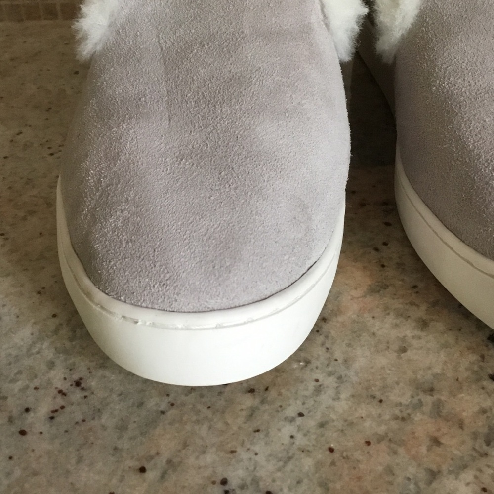 NEW Birdies The Swift Faux Fur Suede Hybrid Slip On Shoes Slippers - Picture 4 of 12